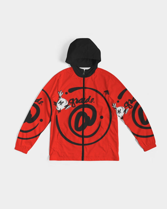 Red & Black Men's Windbreaker