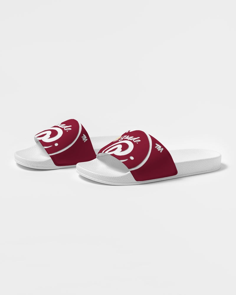 Burgundy Women's Slide Sandal