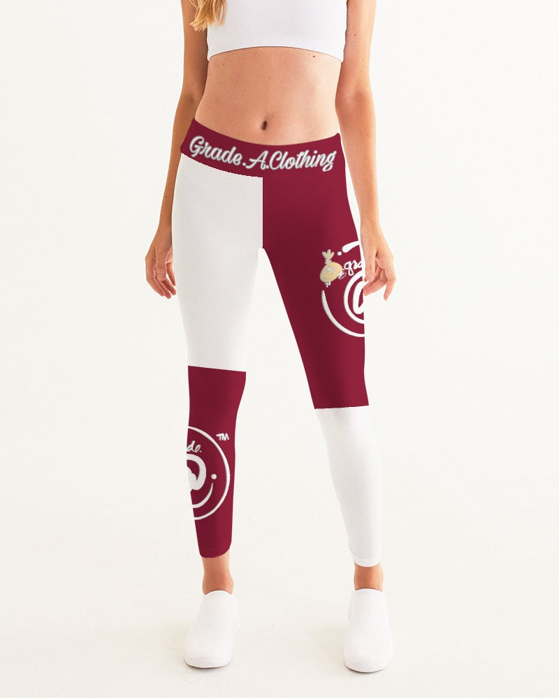 Burgundy Women's Yoga Pants