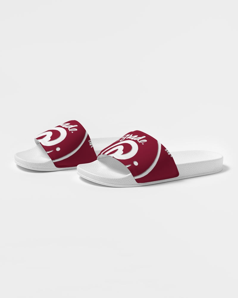 Burgundy Men's Slide Sandal