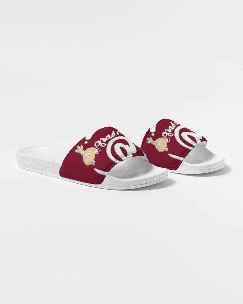 Burgundy Women's Slide Sandal